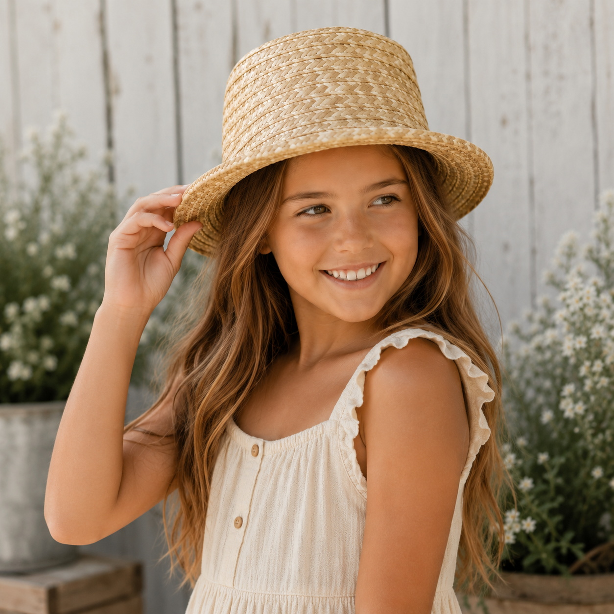 Boater hat detail