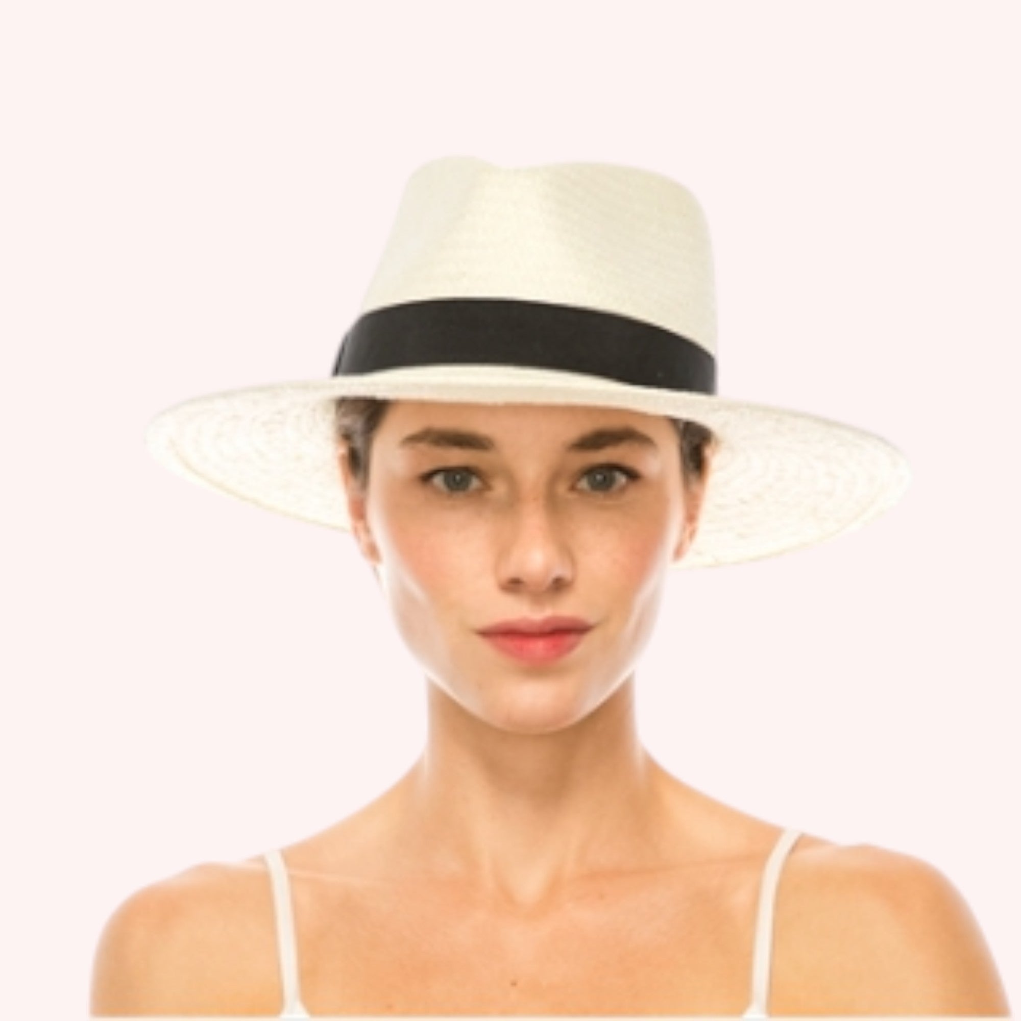 Handwoven Toyo Straw Panama Hat