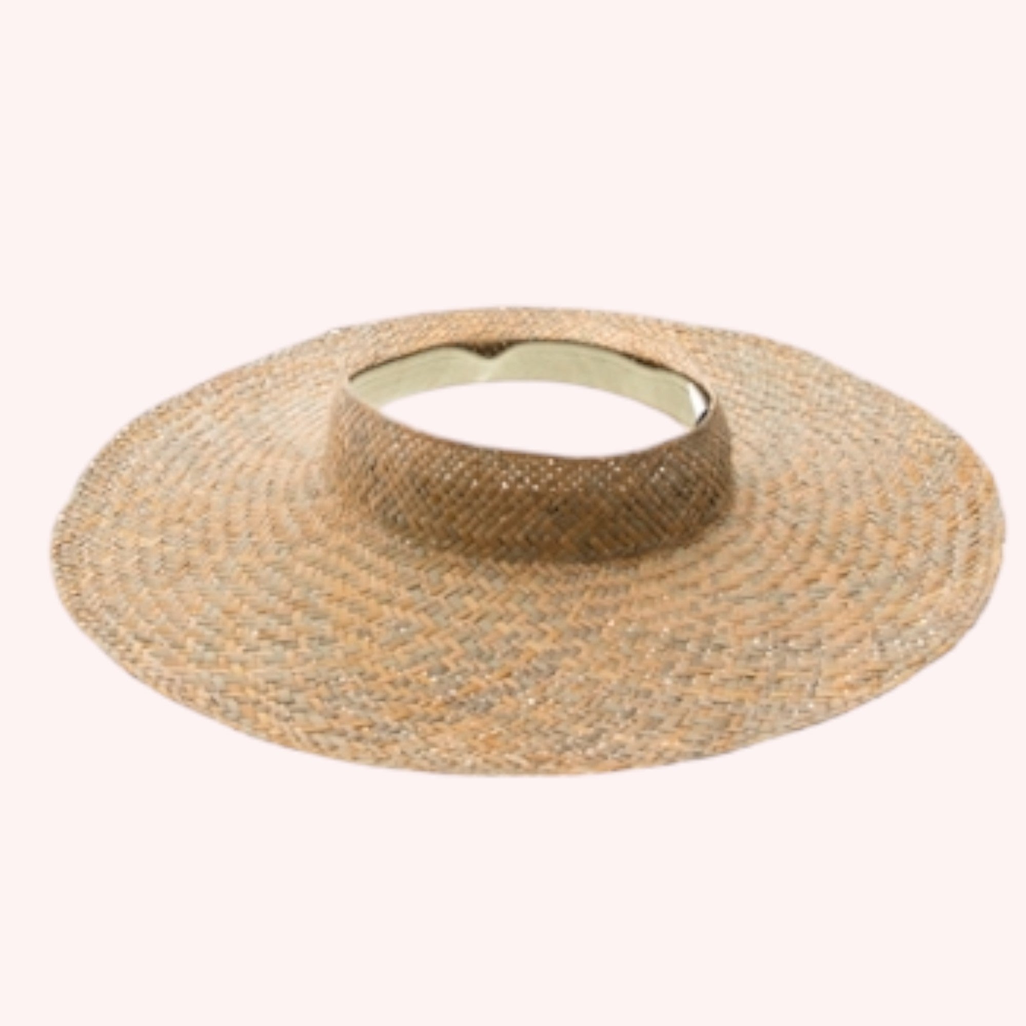 Beachy Fringe Crownless Straw Visor
