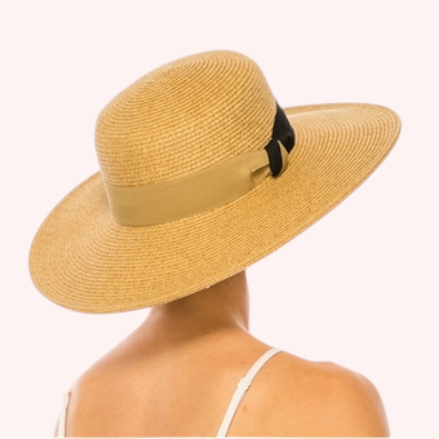 Shimmery Sun Hat w/ Beads