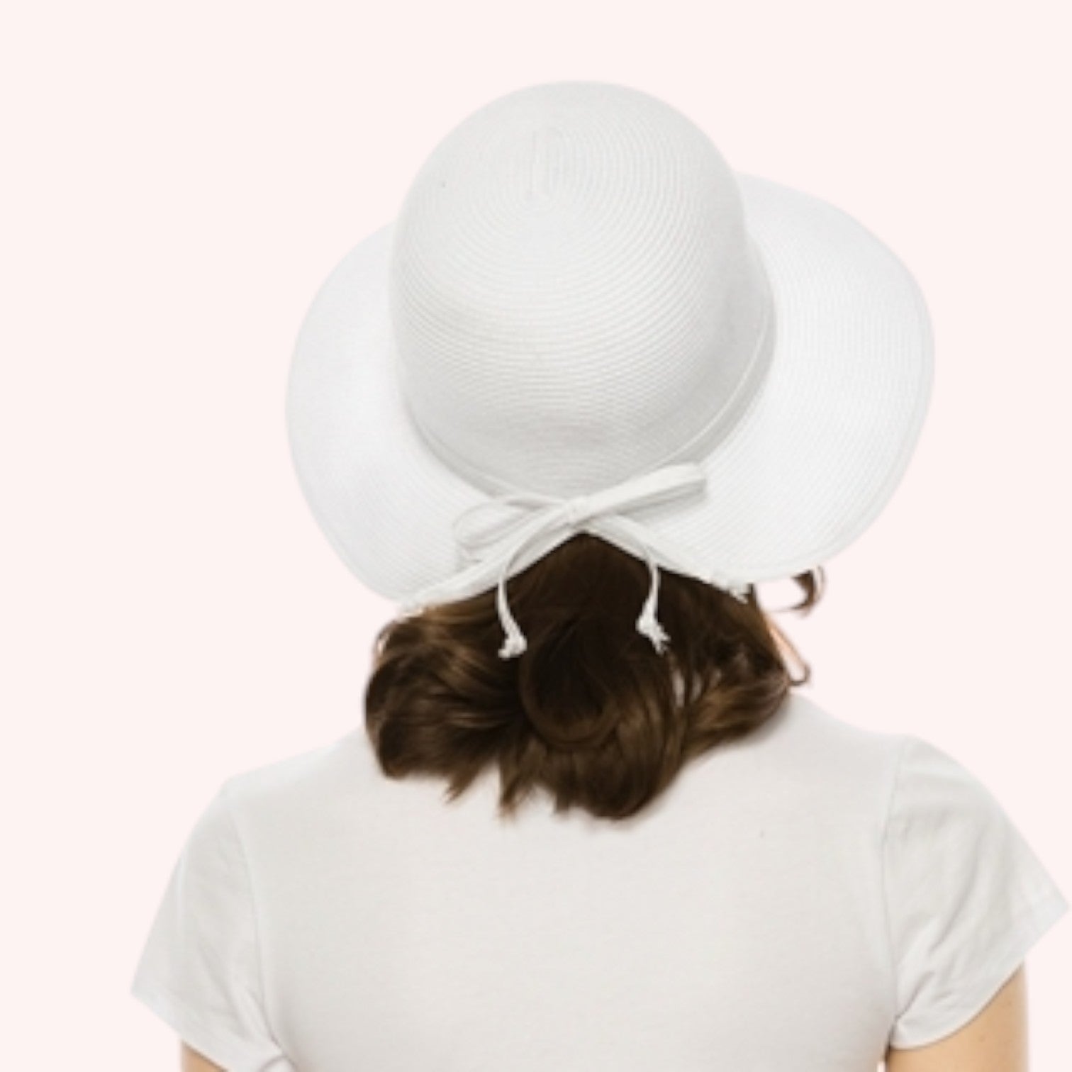 Fine Polybraid Split-Back Sun Hat