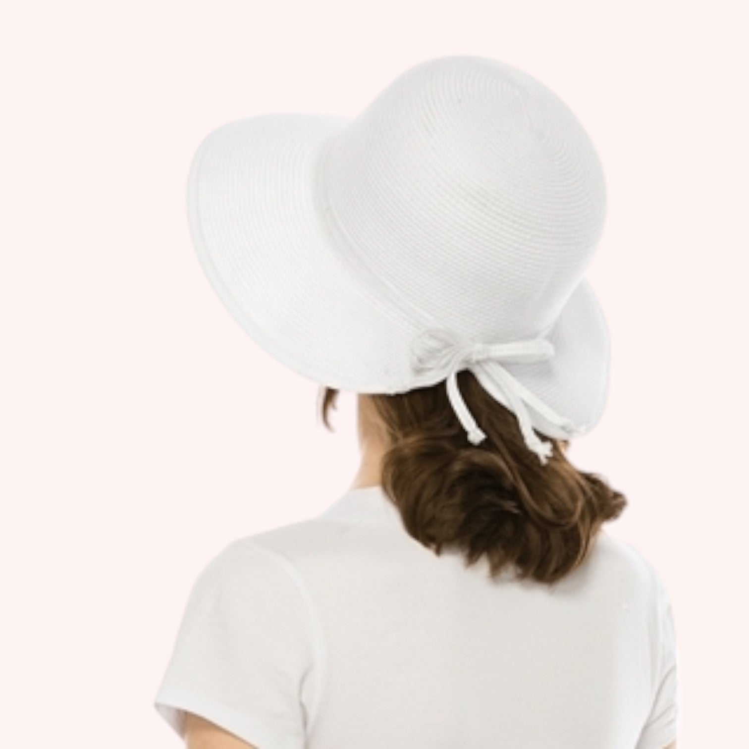 Fine Polybraid Split-Back Sun Hat