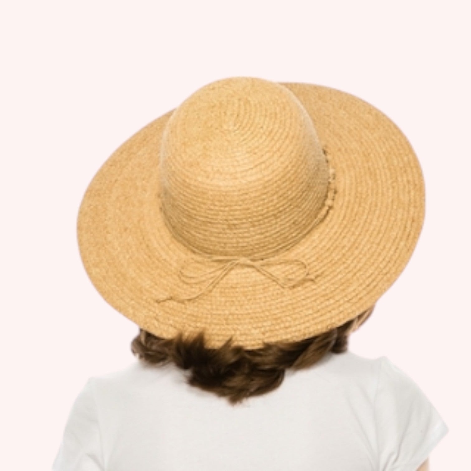 Beaded Raffia Straw Sun Hat