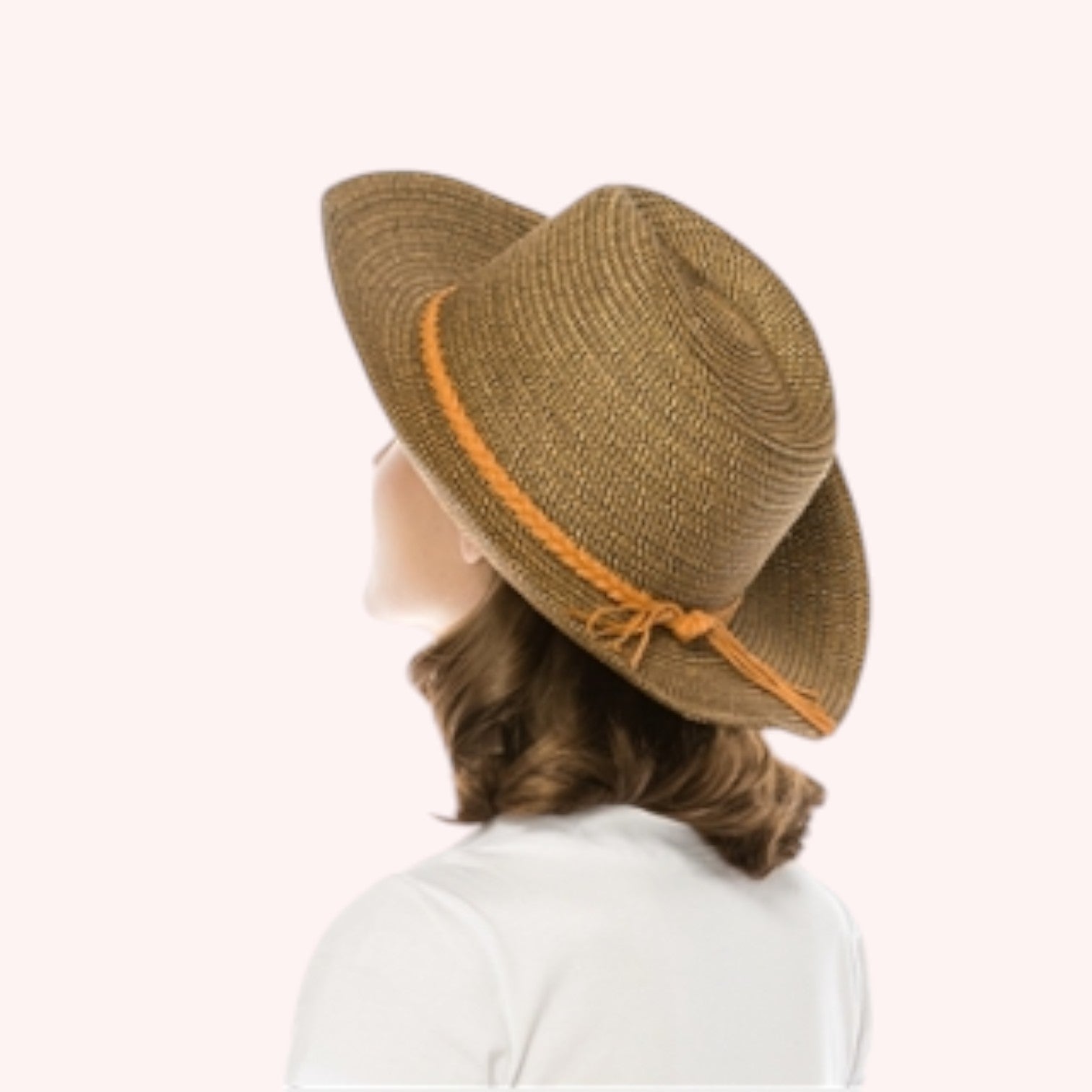 Straw Cowboy/Western Hat - Braided Band