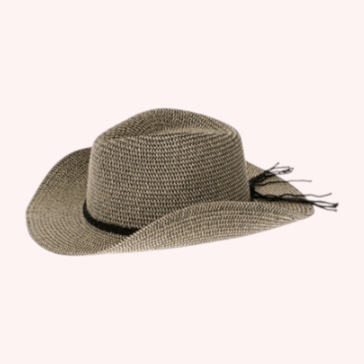 Straw Cowboy/Western Hat - Braided Band
