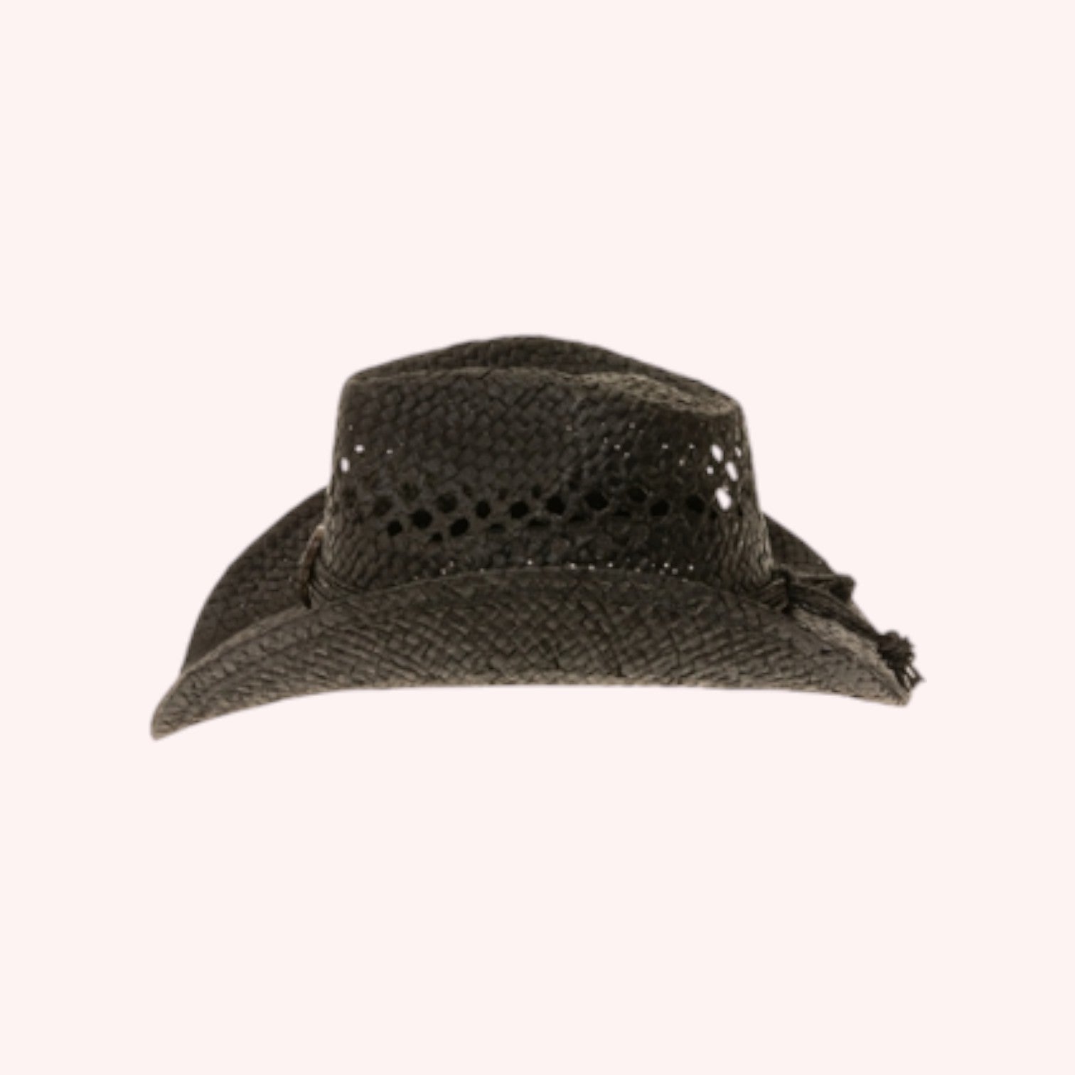 Women's Straw Cowboy w/ Heart Concho