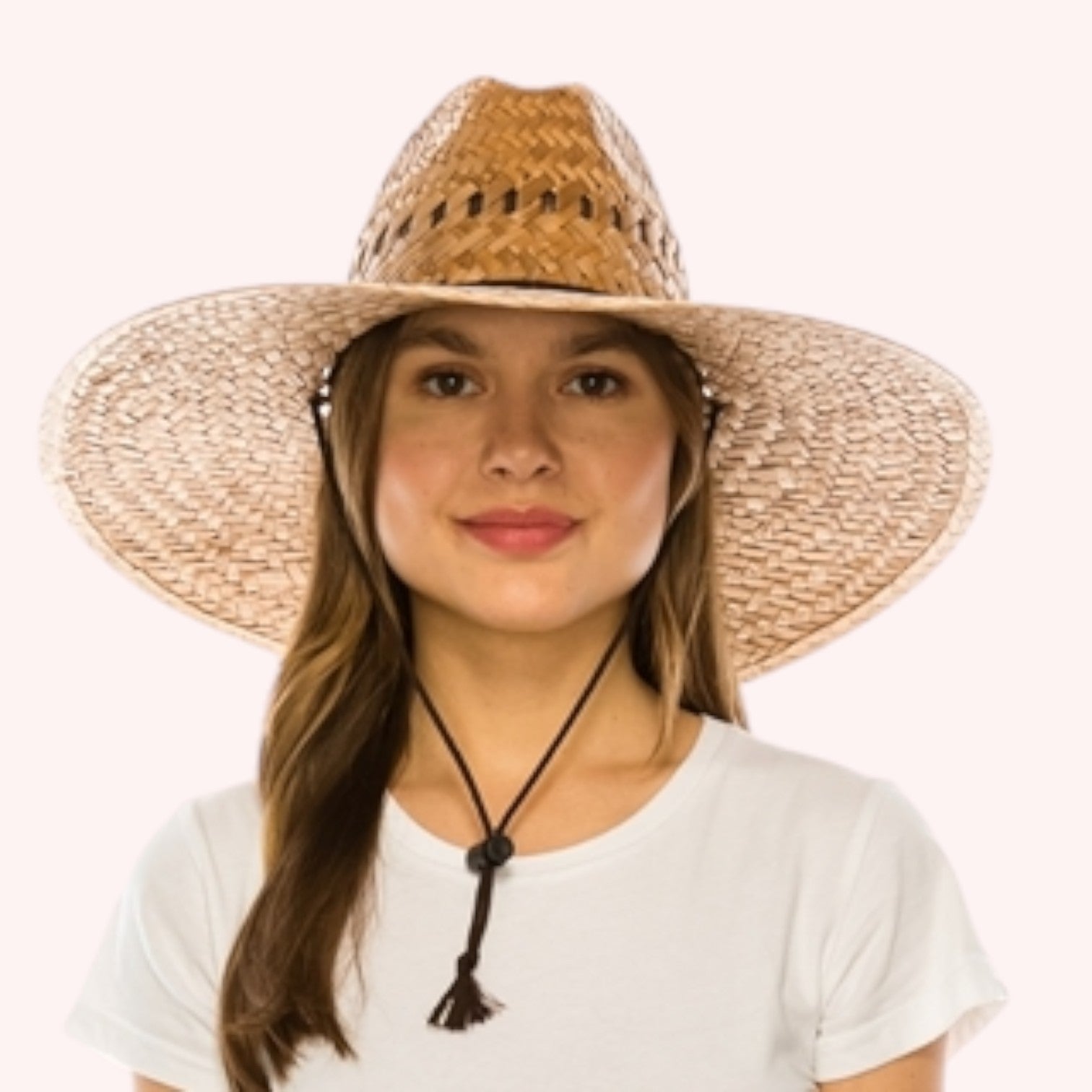 Palm Leaf Lifeguard Hat - Chin Cord