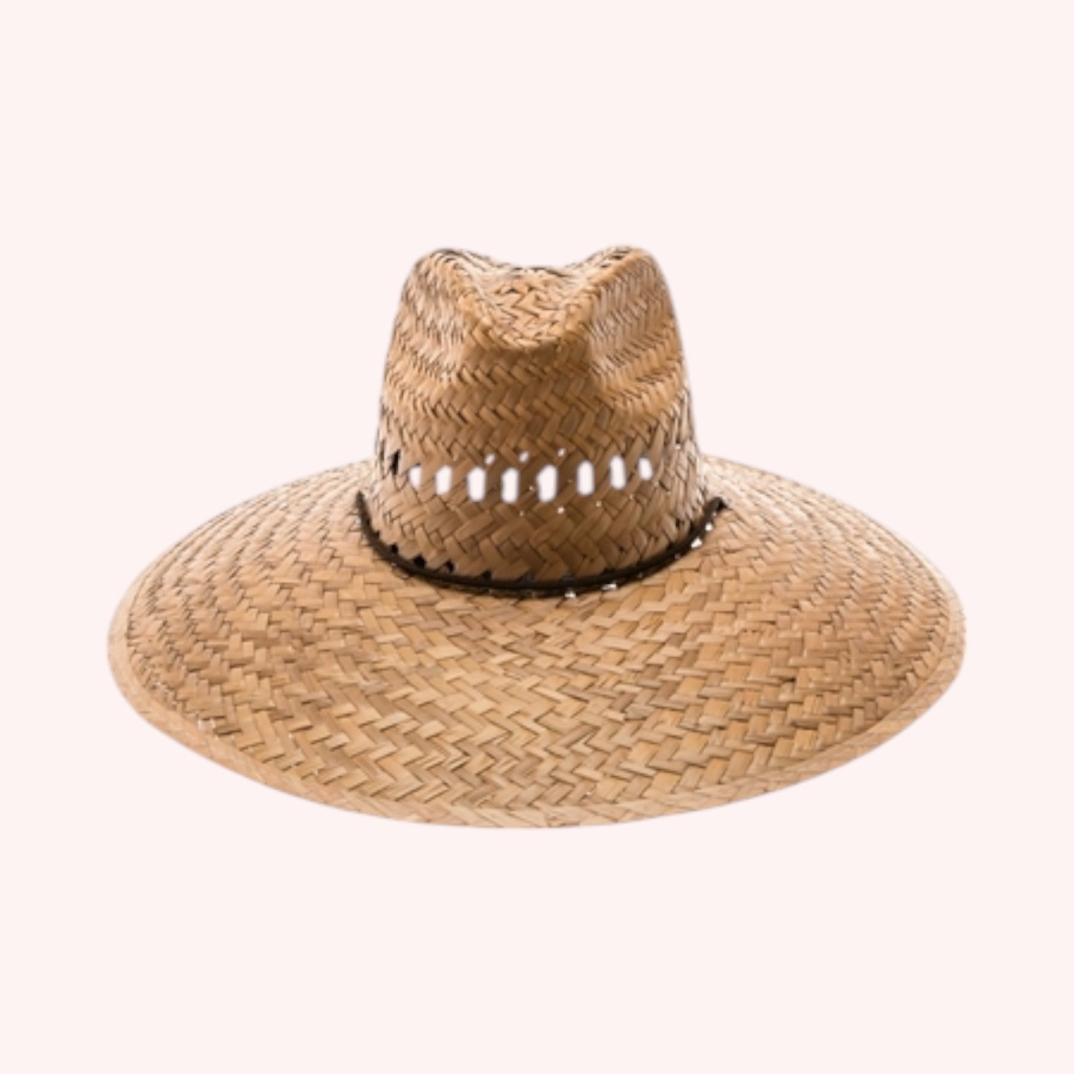 Palm Leaf Lifeguard Hat - Chin Cord