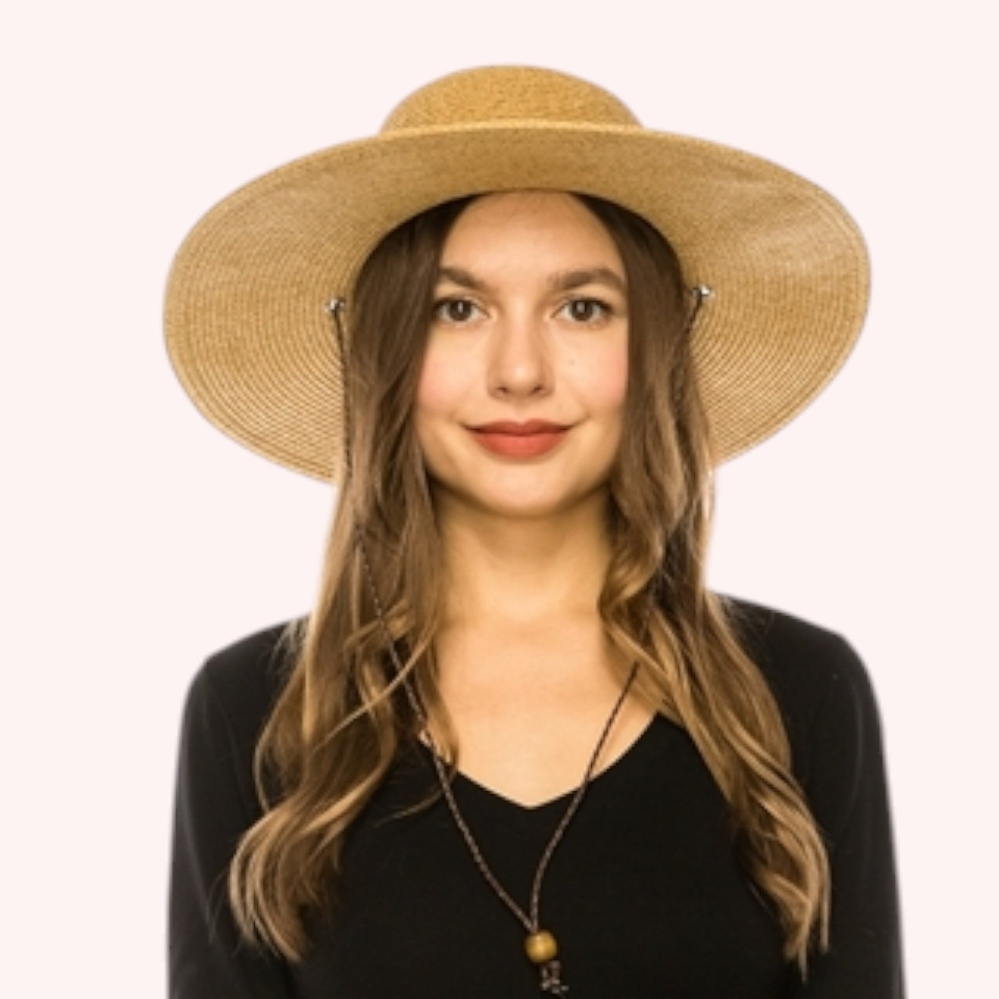 Classic Straw Sun Hat w/ Chin Cord