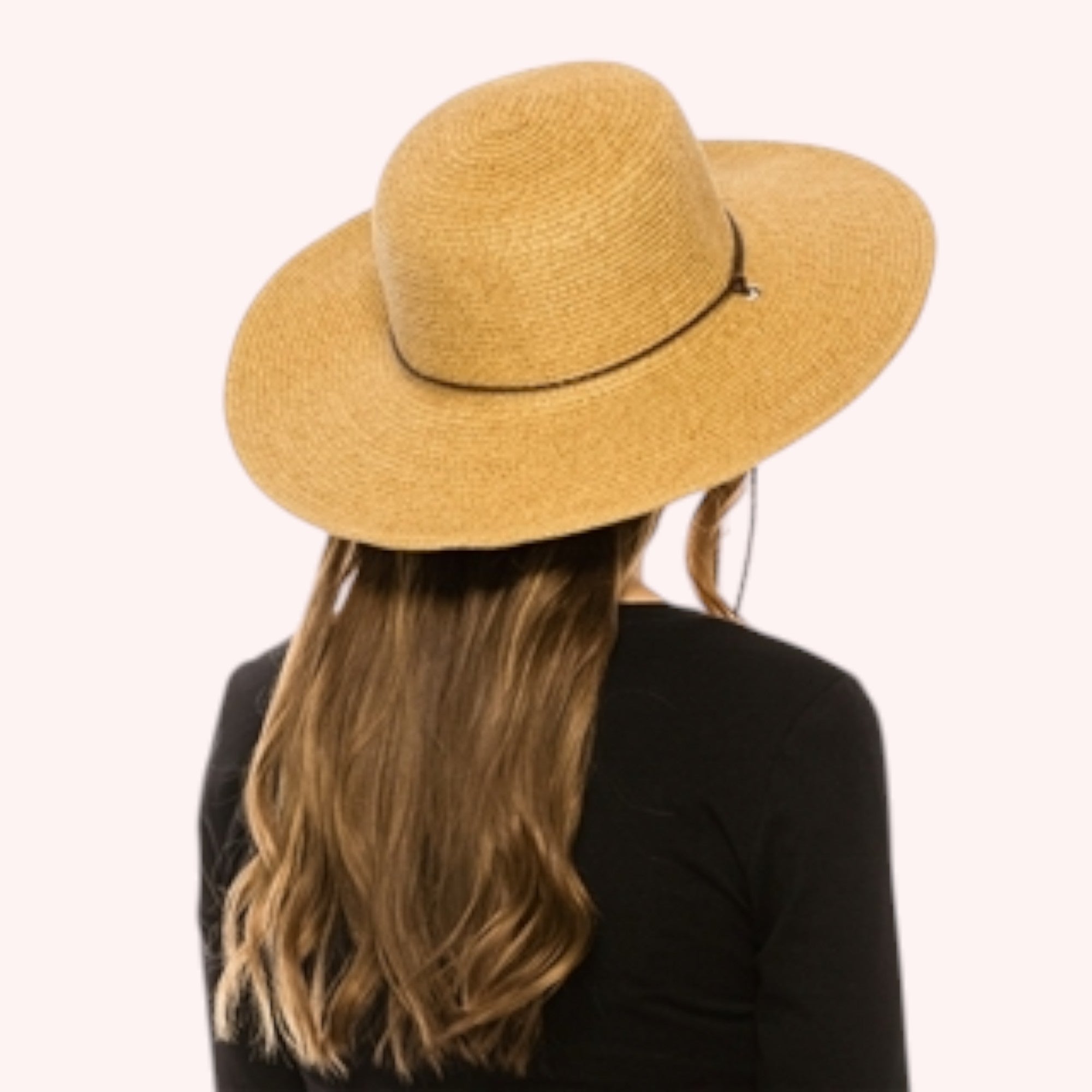 Classic Straw Sun Hat w/ Chin Cord