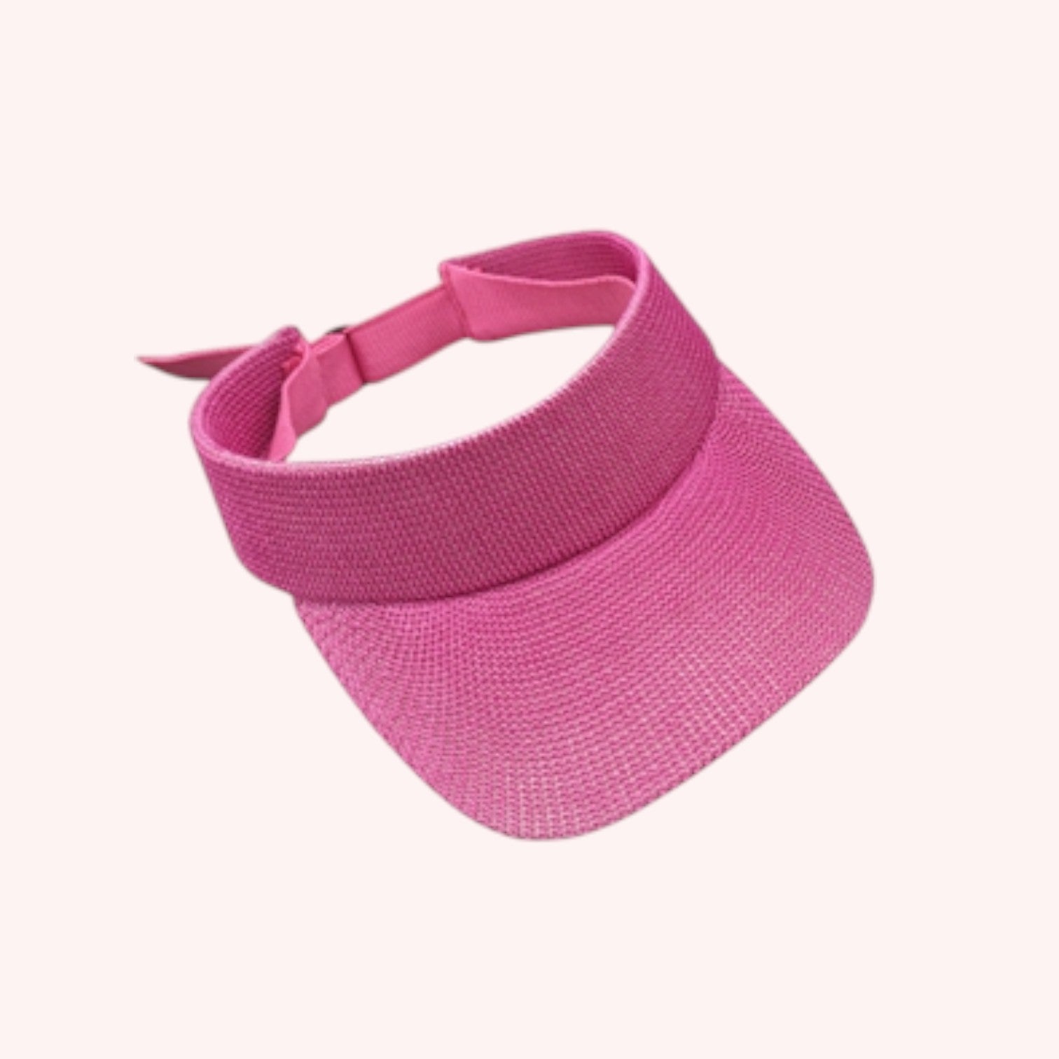 Sporty Straw Visor - 8 COLORS!