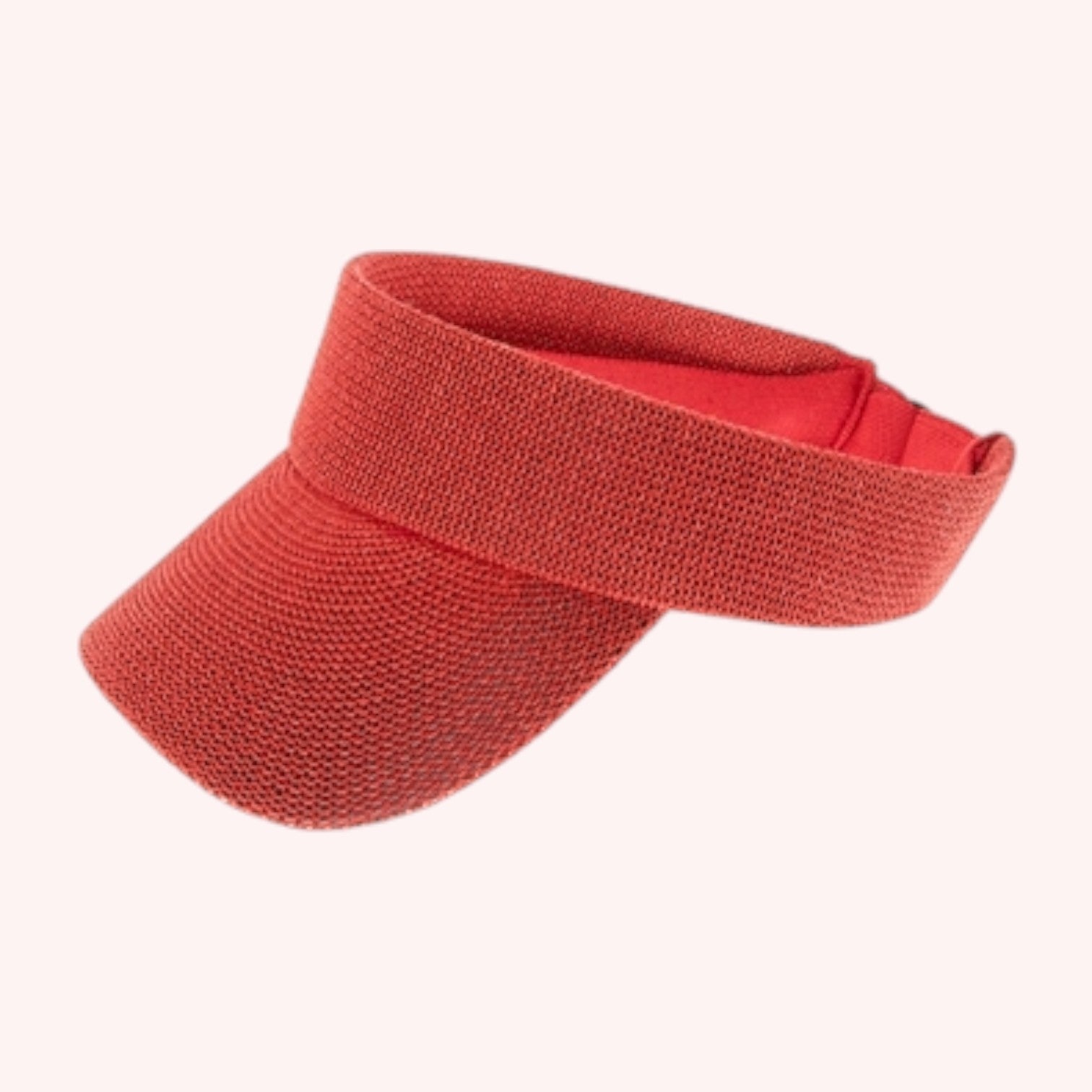 Sporty Straw Visor - 8 COLORS!