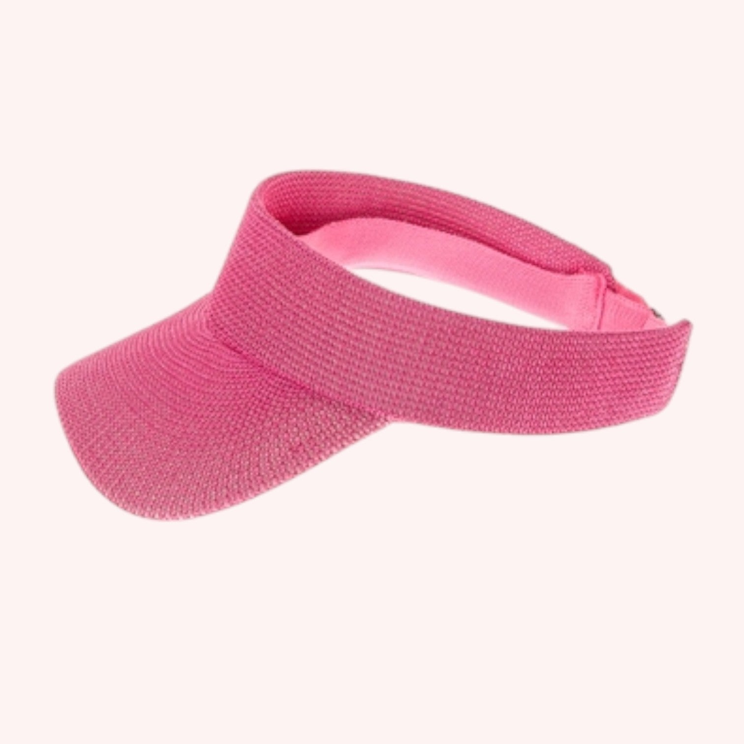 Sporty Straw Visor - 8 COLORS!