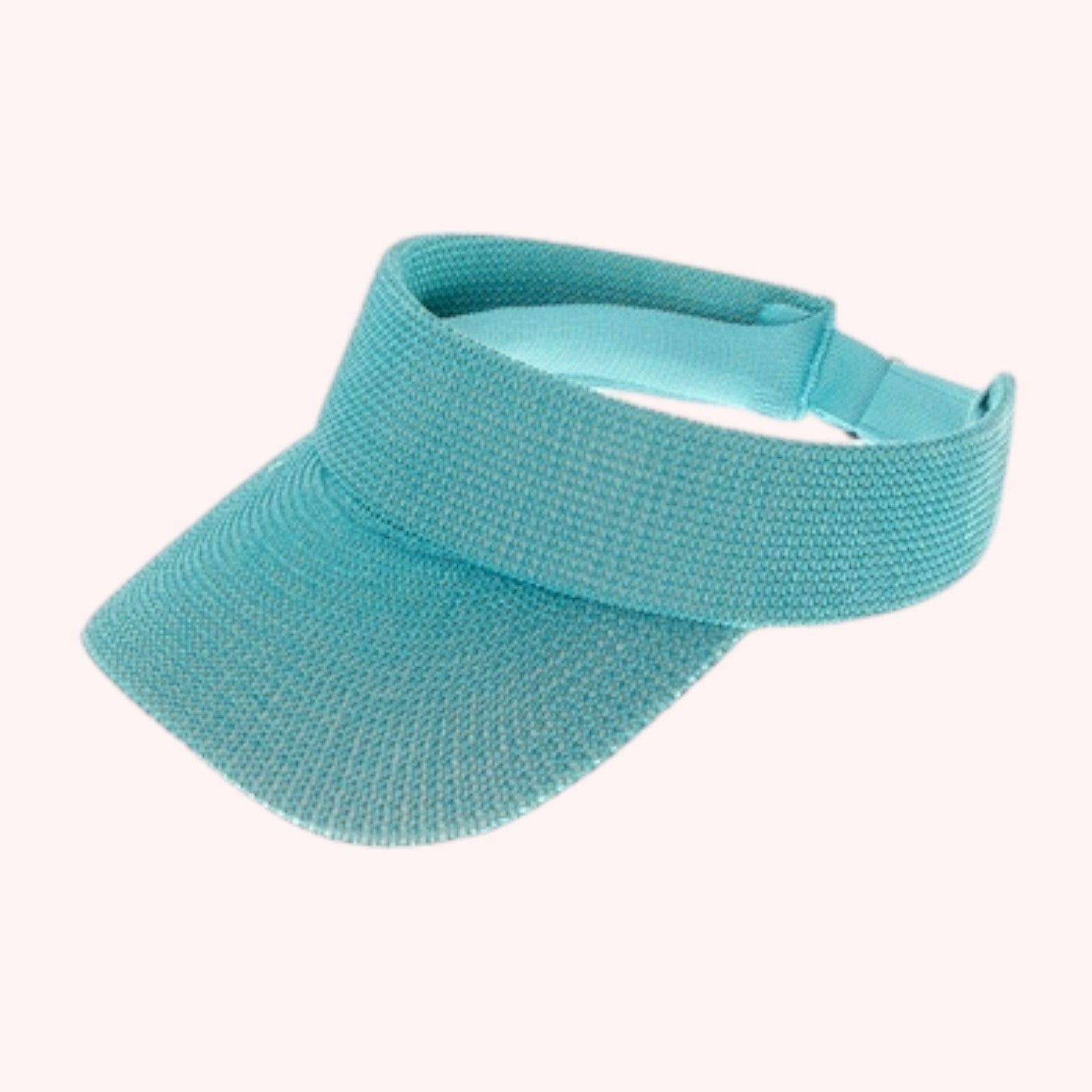 Sporty Straw Visor - 8 COLORS!