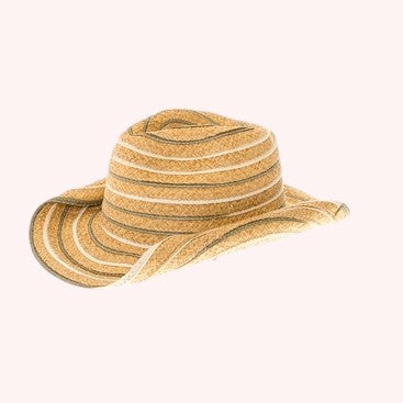 Kid's Cowboy Hat in Colorful Straw