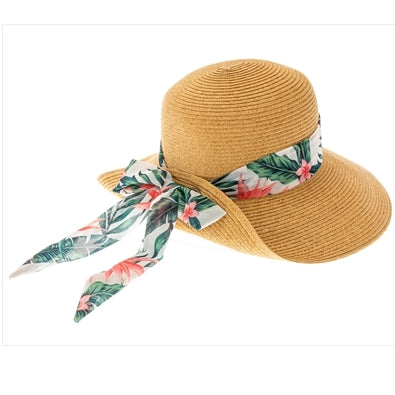Sun Hat w/ Tropical Sash