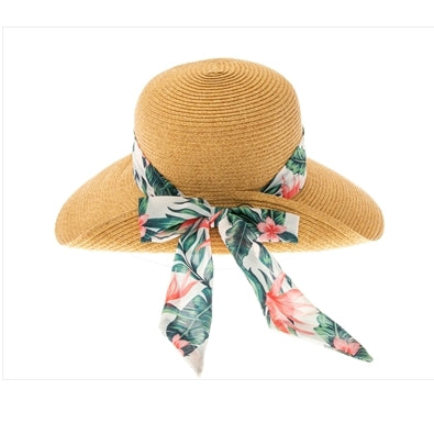 Sun Hat w/ Tropical Sash