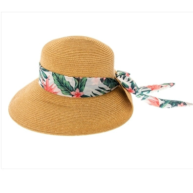 Sun Hat w/ Tropical Sash