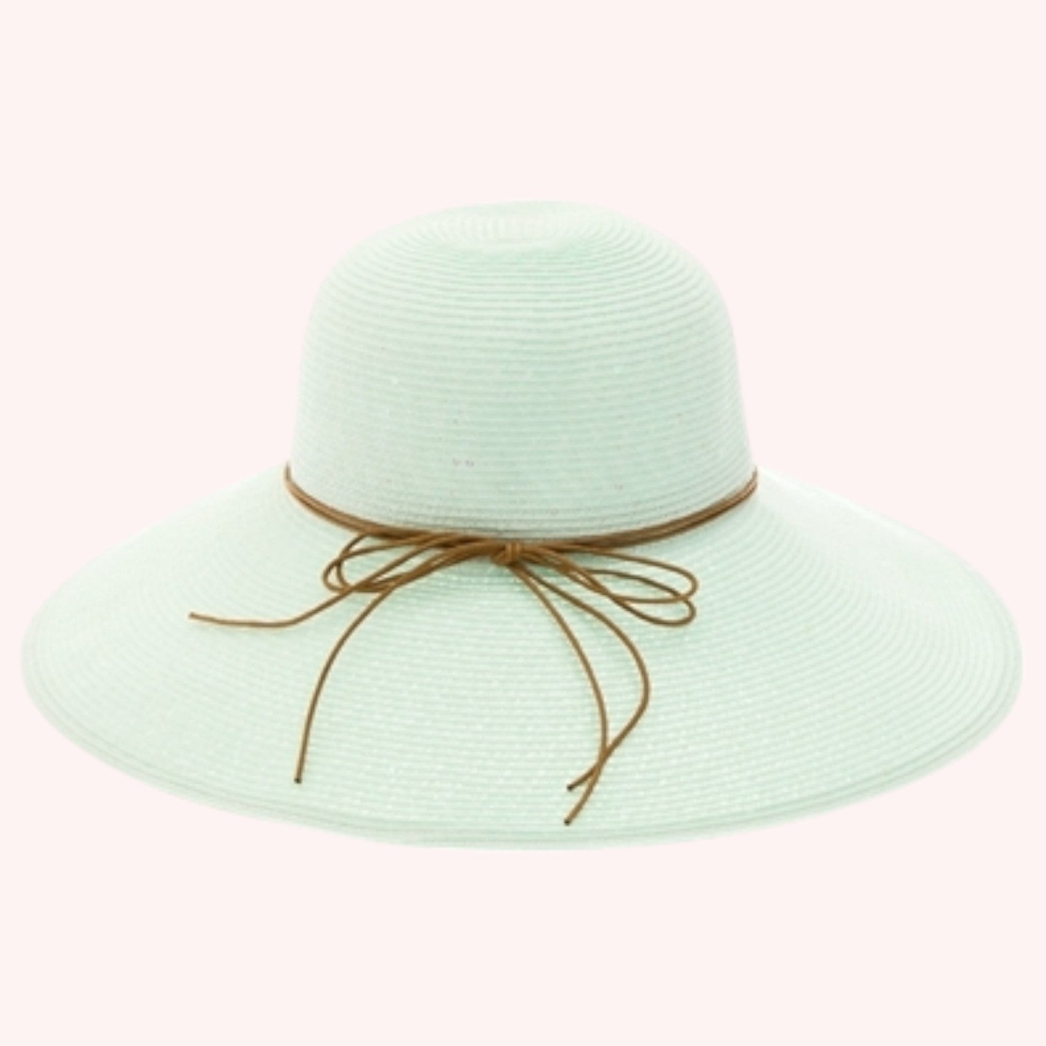 Shimmery Lampshade Straw Hat