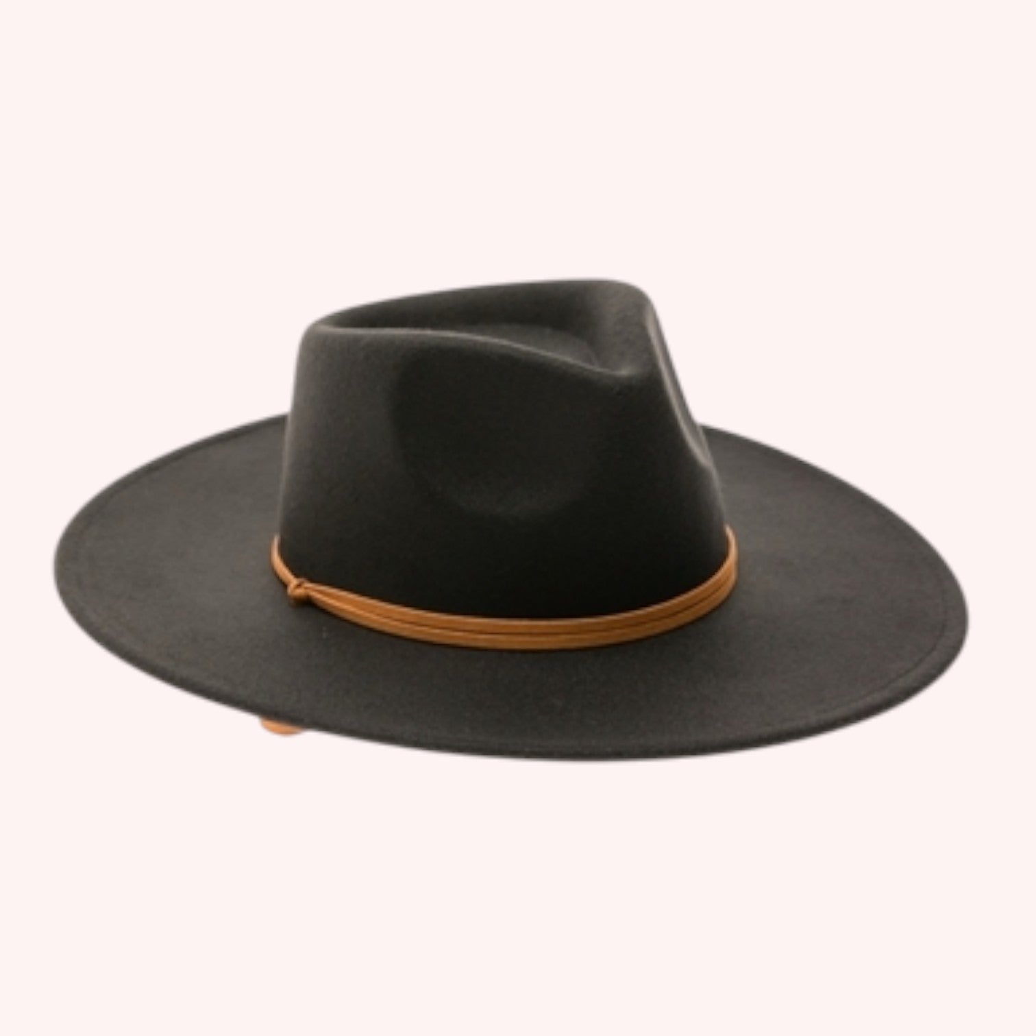 Vegan Felt Rancher w/ Chin Cord