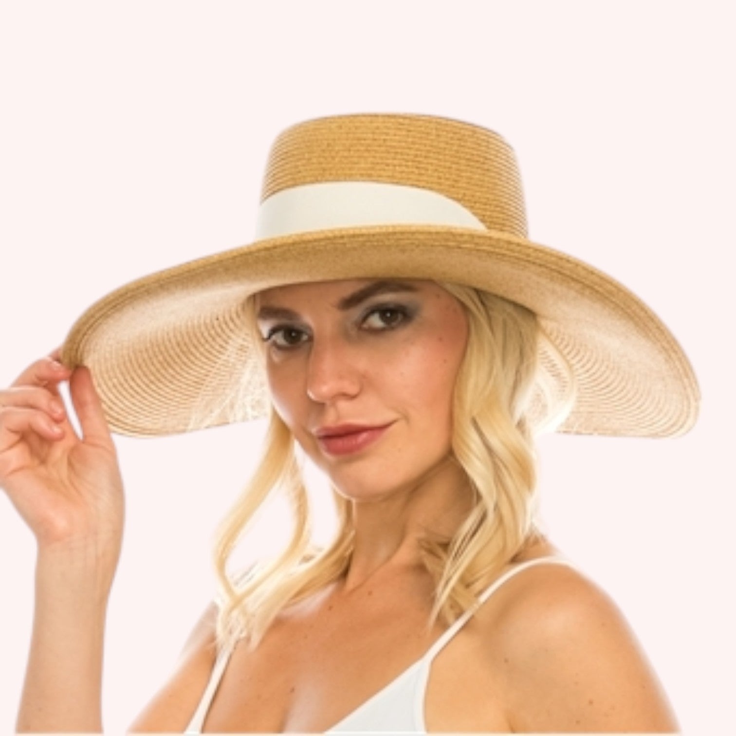 Wide Brim Gambler Hat w/ Sash