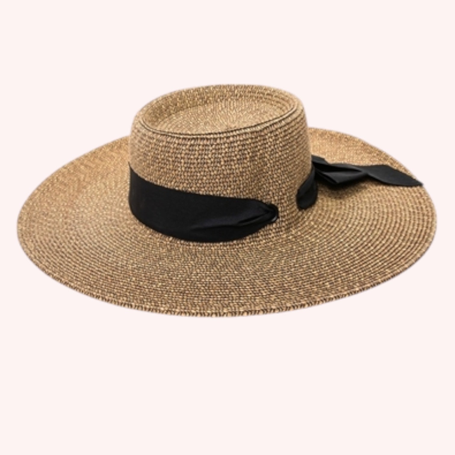 Wide Brim Gambler Hat w/ Sash