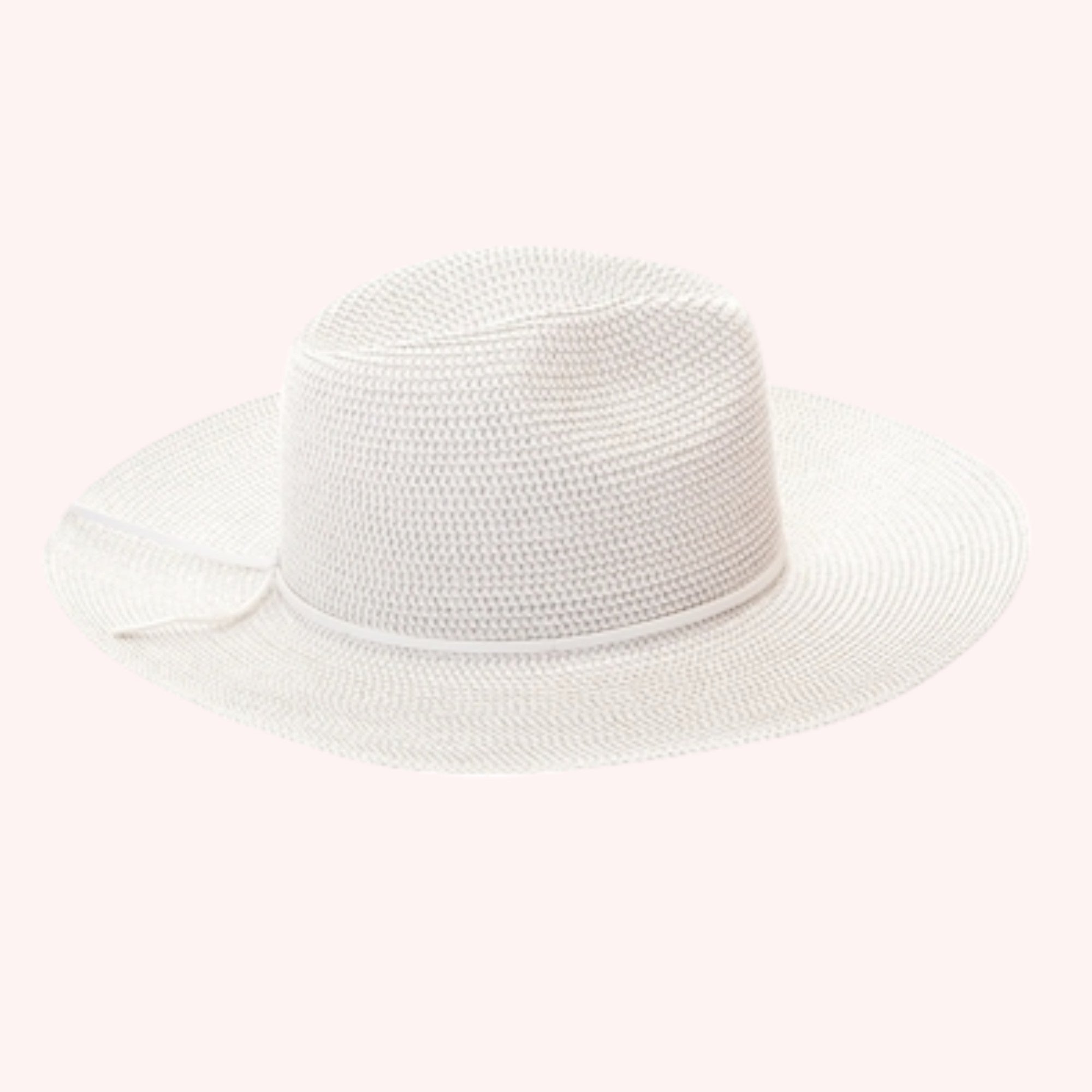 Metallic Shimmer Straw Panama