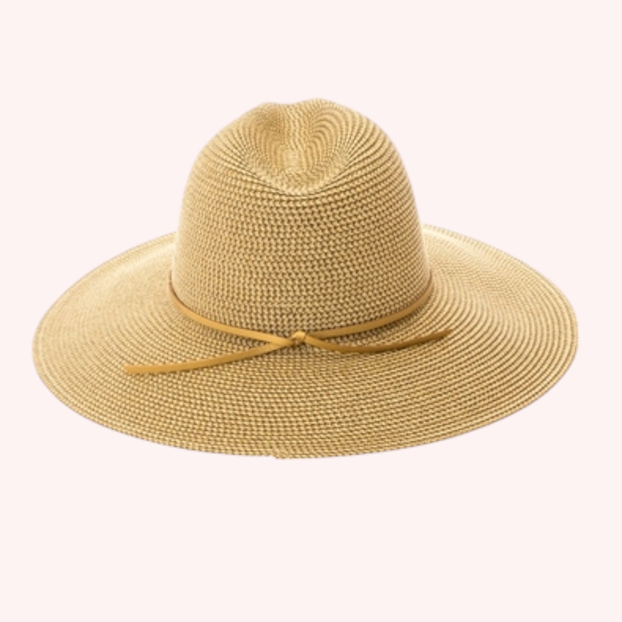 Metallic Shimmer Straw Panama