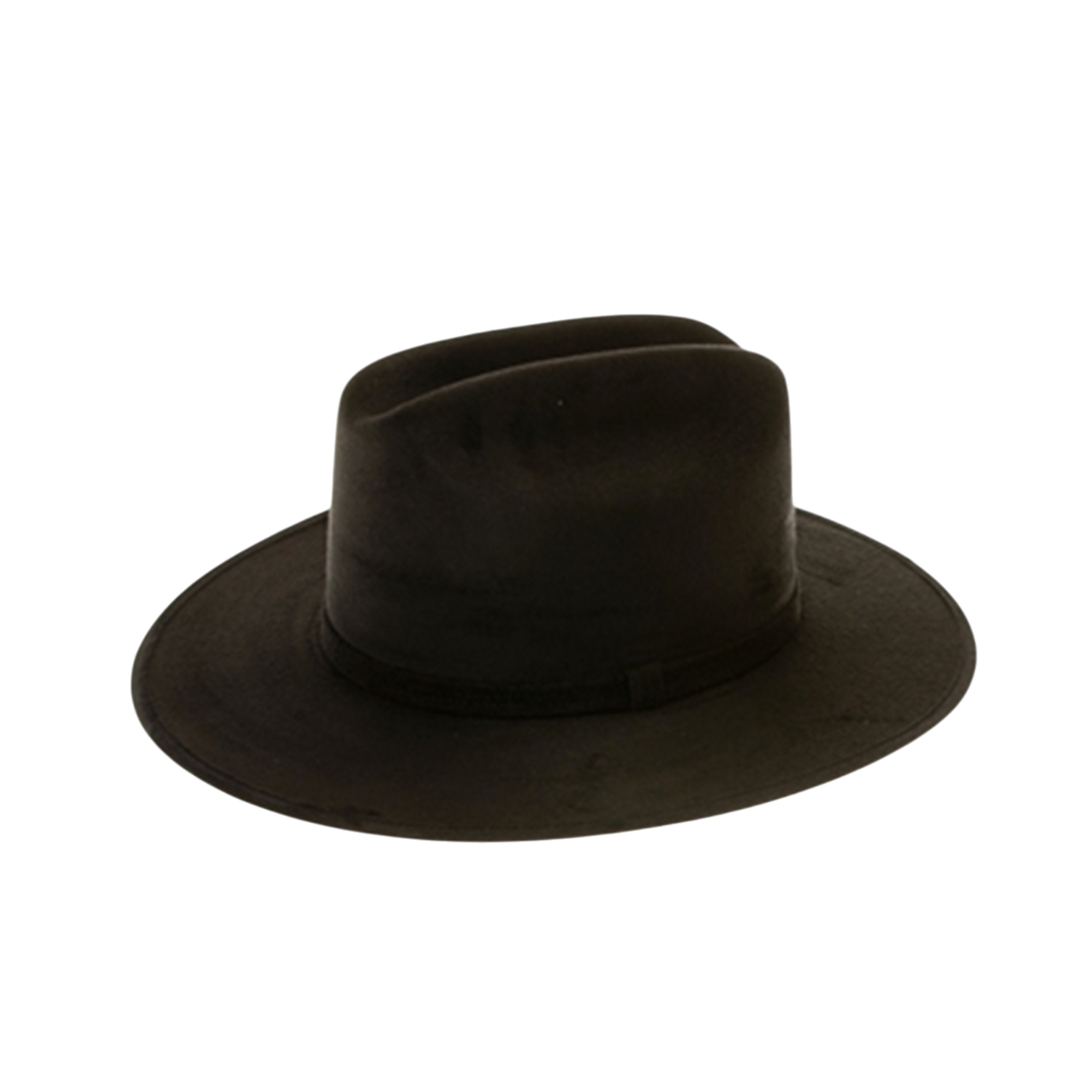 Flat Brim Cowboy in Premium Suede