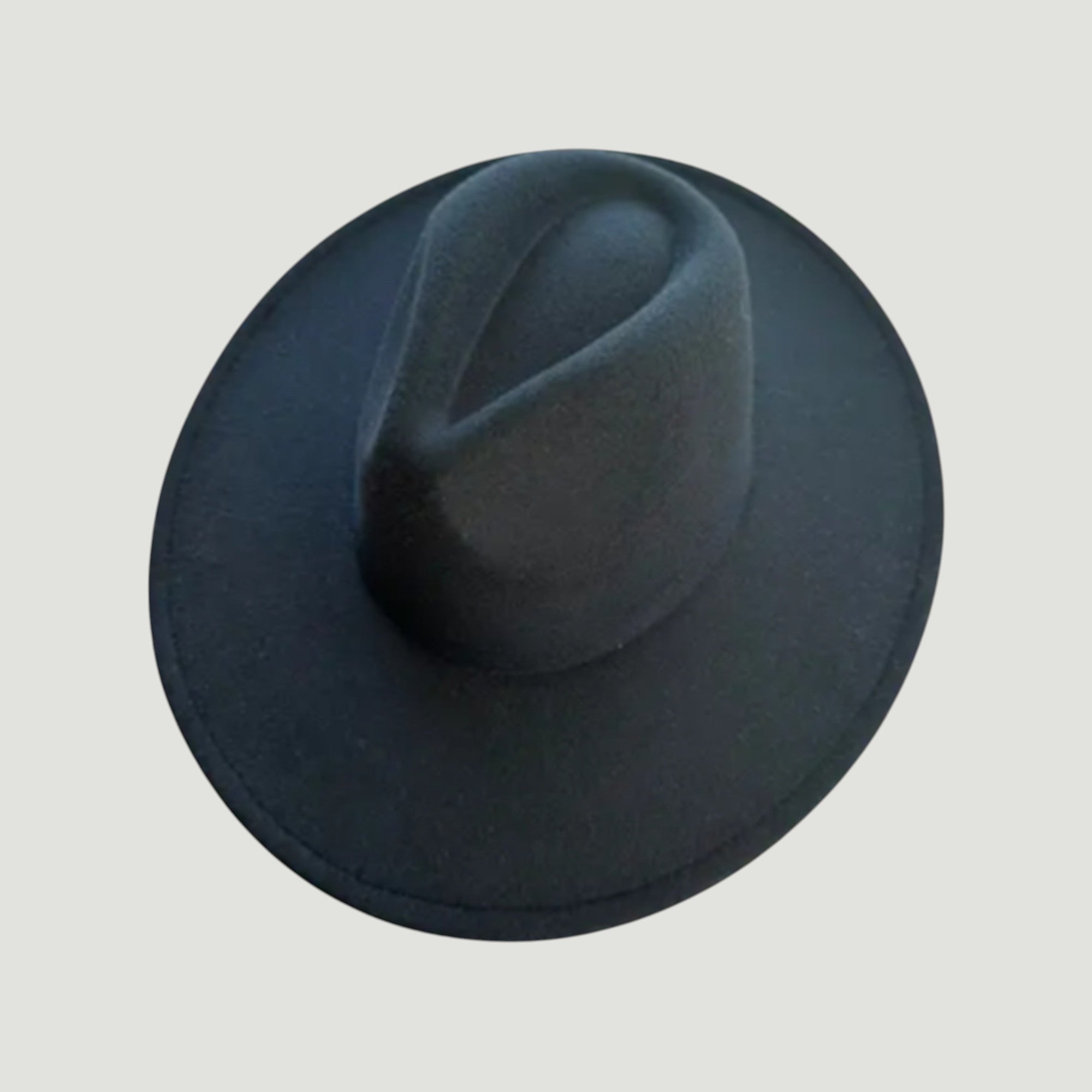 Vegan Felt Wide Brim Fedora Hat – 26 Colors