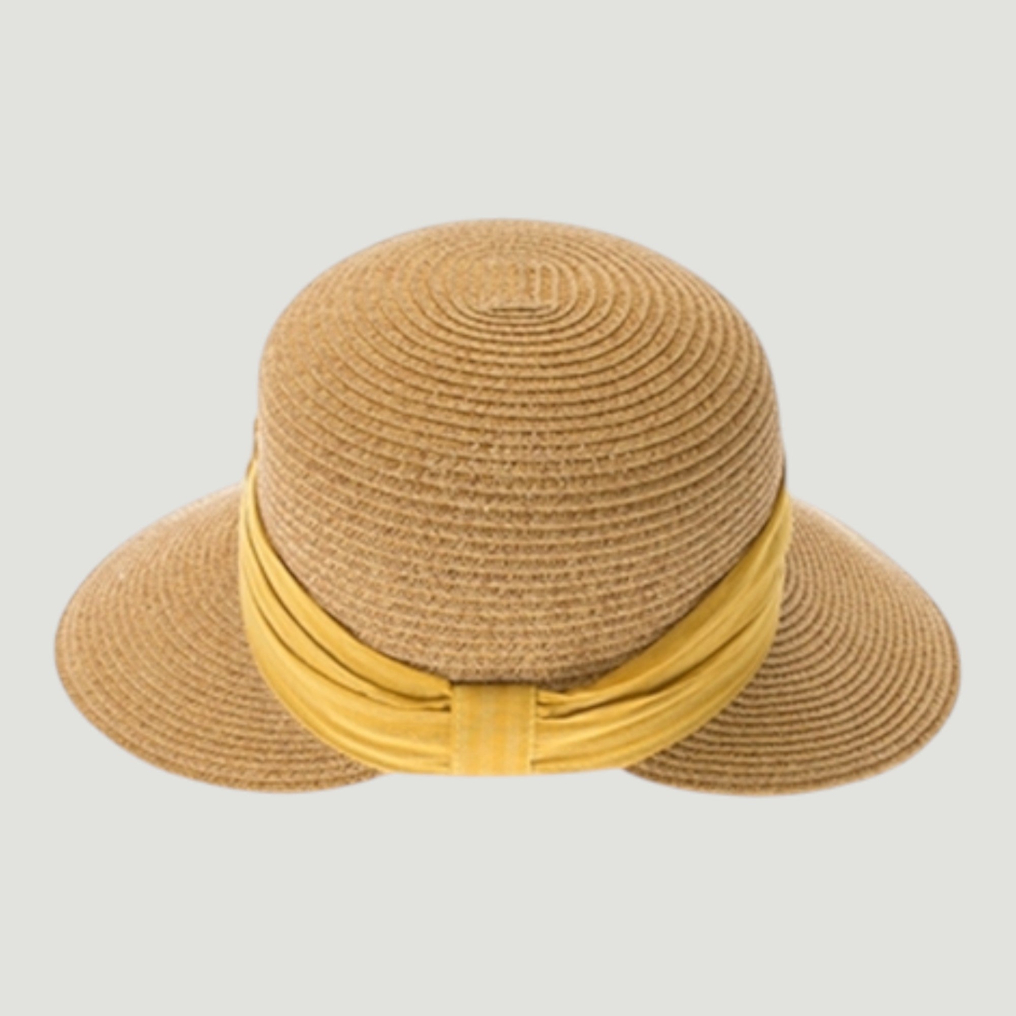 Backless Sun Visor Hat | UPF 50+ | Straw Face Framer | Ribbon Band