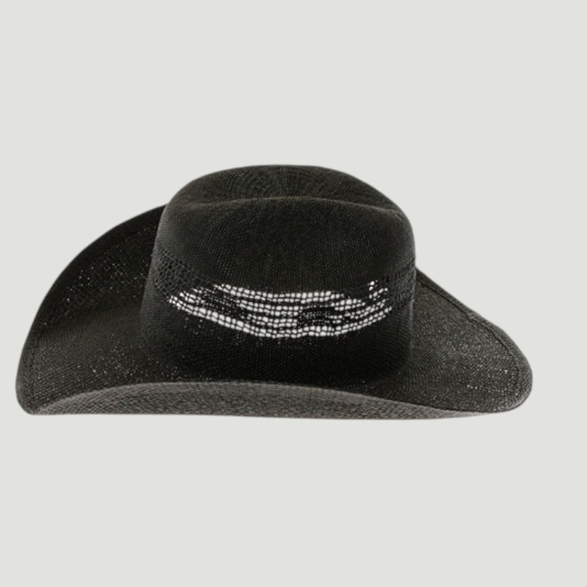 Woven Straw Cowboy Hat | Vented Western Sun Hat for Women | Festival Country Beach Hat | Adjustable Fit