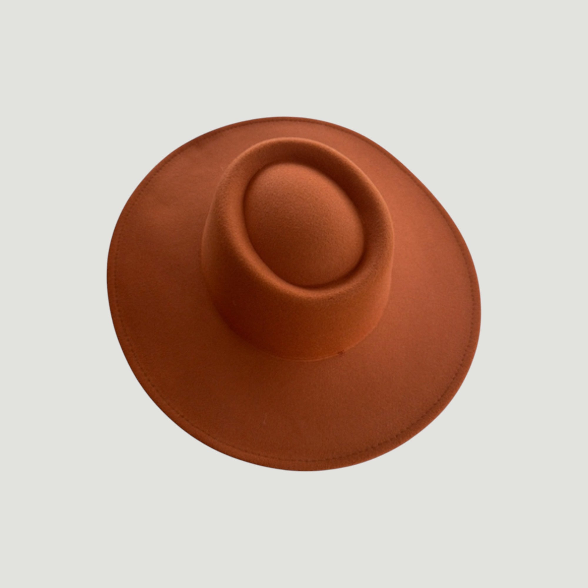 Vegan Felt Gambler Hat | Wide Brim Western