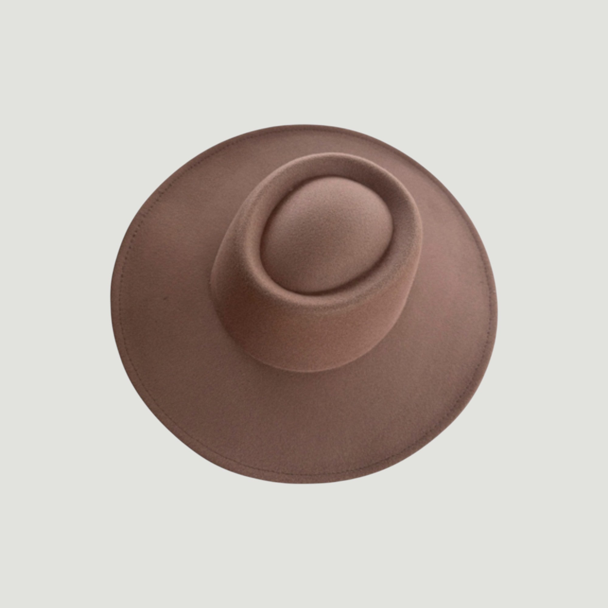 Vegan Felt Gambler Hat | Wide Brim Western