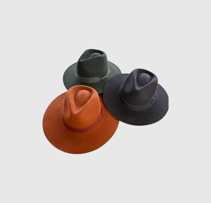 Australian Wool Rancher Hat with Grosgrain Band