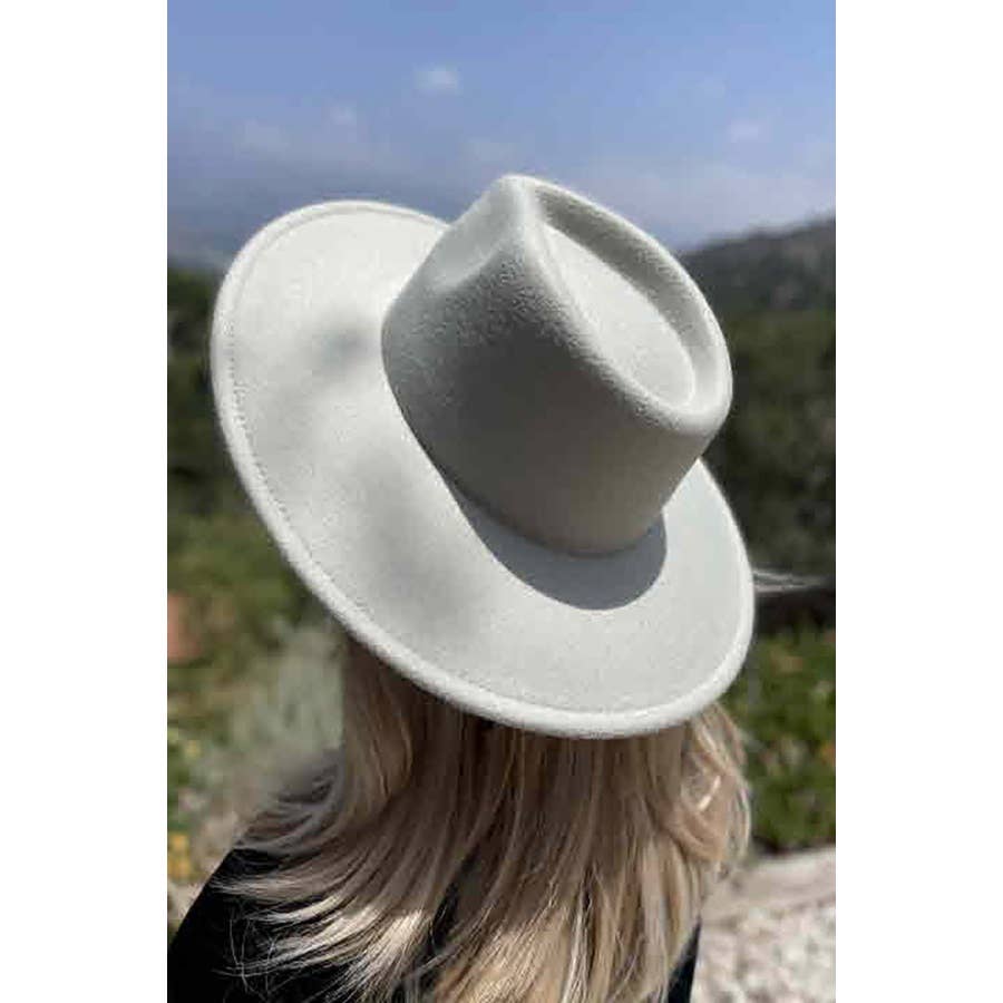 Kids XS Vegan Felt Wide Brim Rancher Hat
