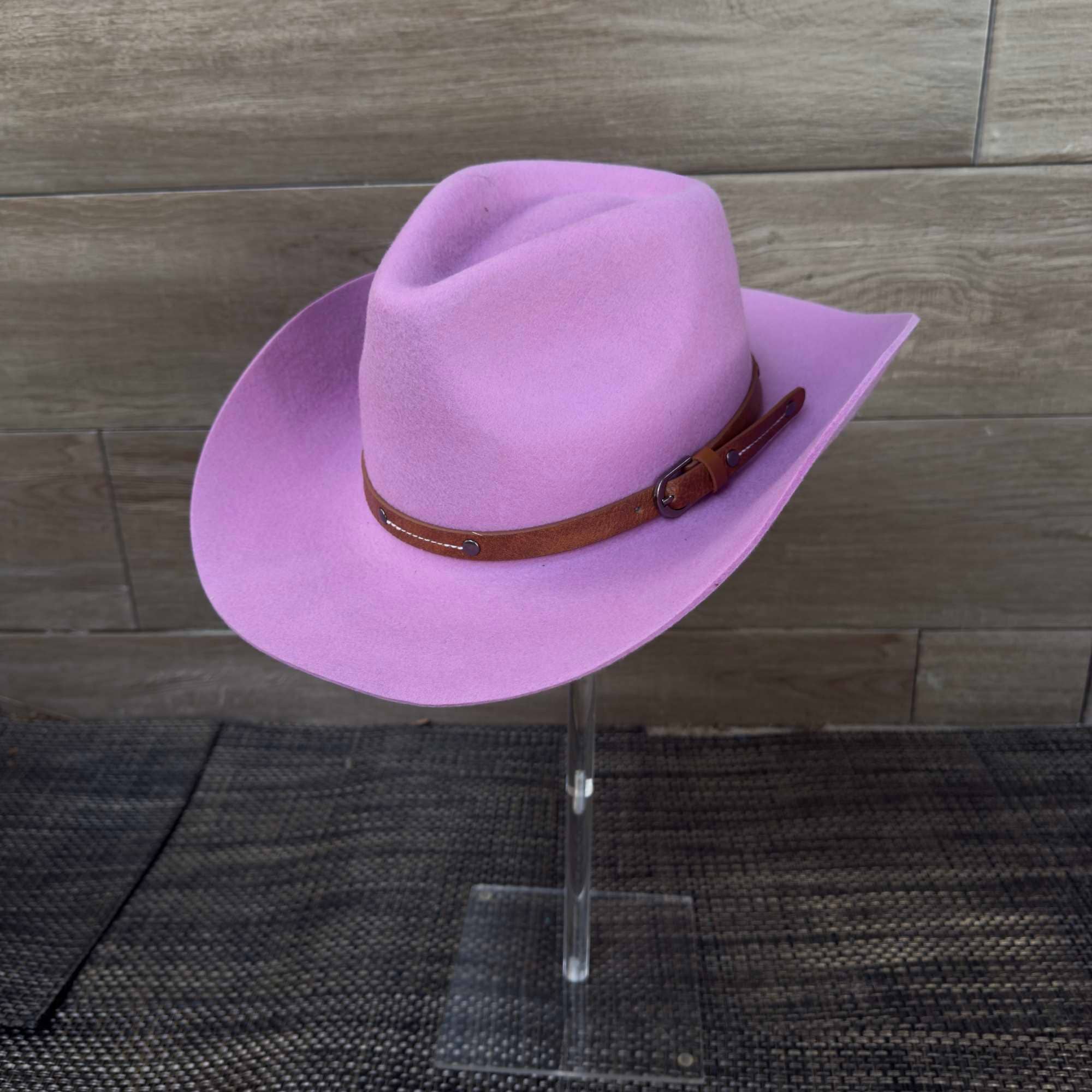 Australian Wool Cowboy Hat with Leather Band