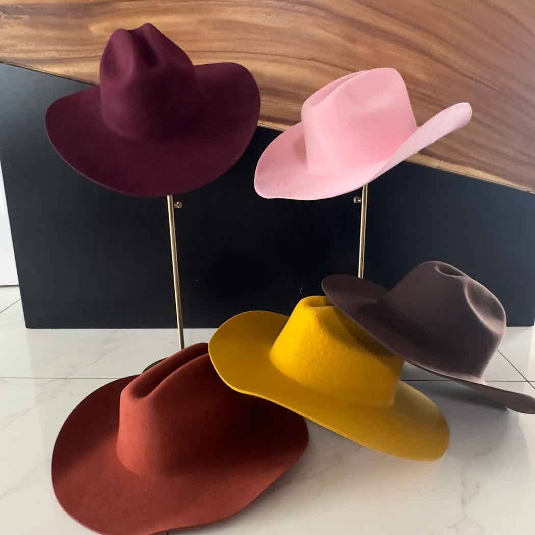 100% Australian Wool Cattleman Cowboy Hat – Shapeable Brim (Premium)