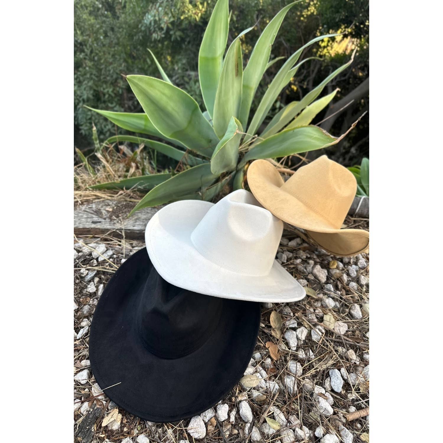 Vegan Suede Cowboy Hat