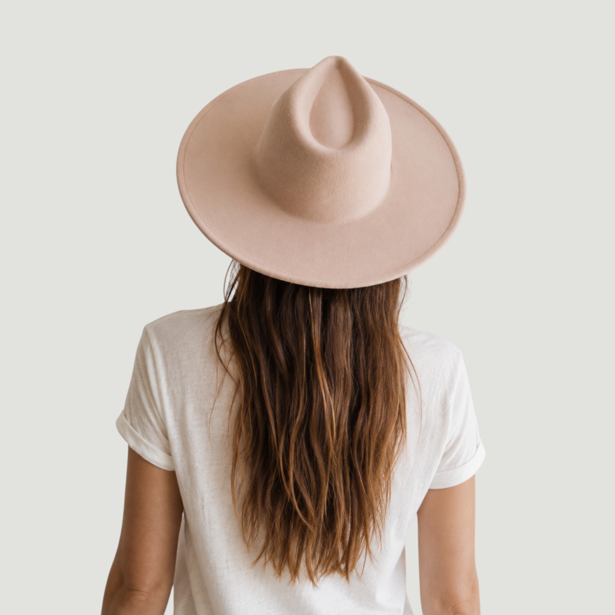 Vegan Felt Wide Brim Fedora Hat – 26 Colors