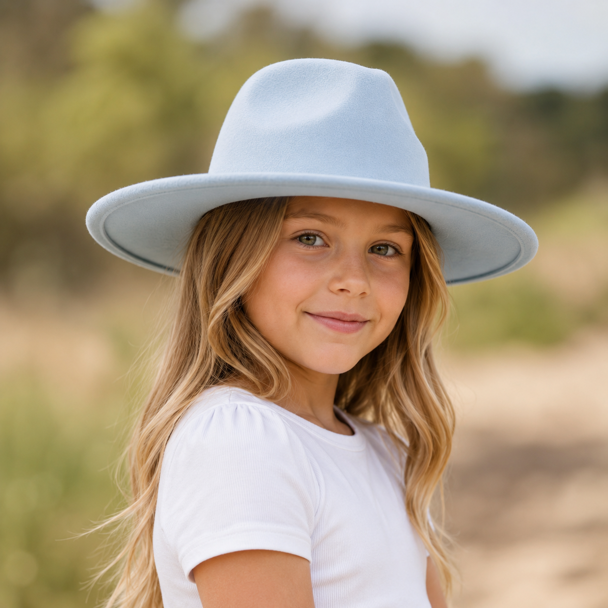 Kid's Vegan Felt Rancher Hat