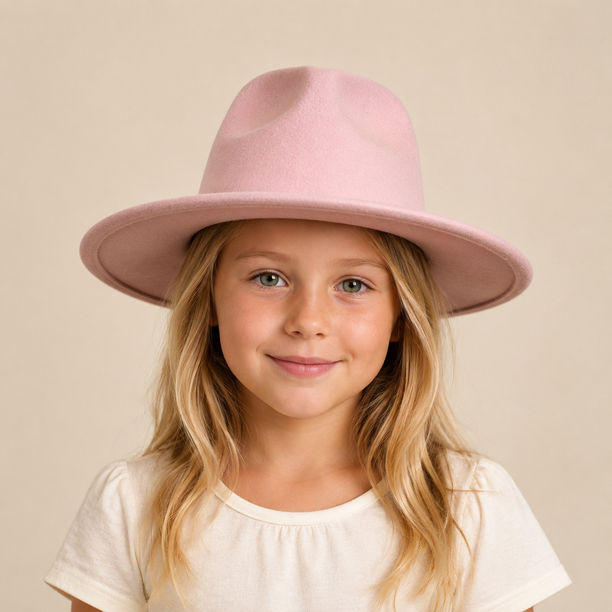 Kid's Vegan Felt Rancher Hat