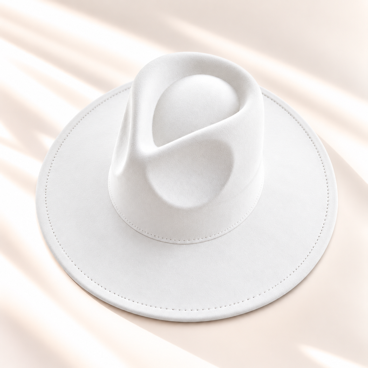 Vegan Suede Wide Brim Rancher Hat