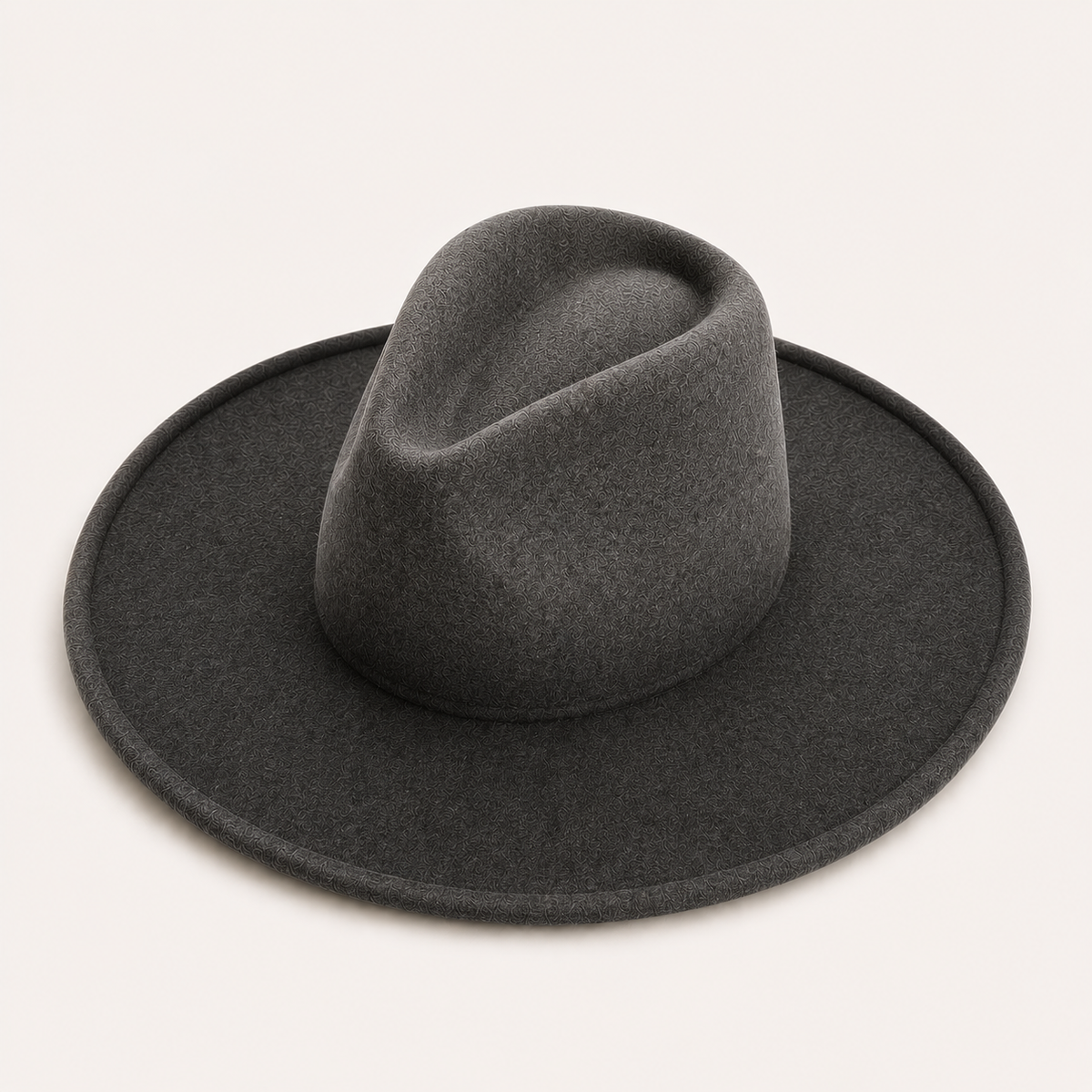 Vegan Felt Wide Brim Fedora Hat – Women's Classic Style