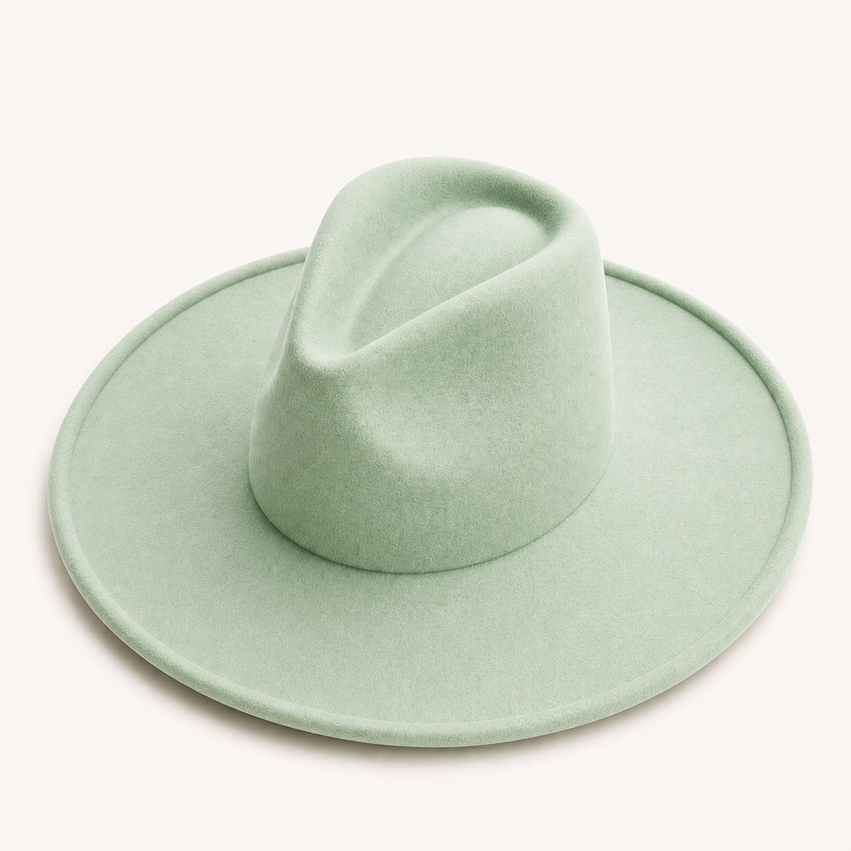 Vegan Felt Wide Brim Fedora Hat – Women's Classic Style