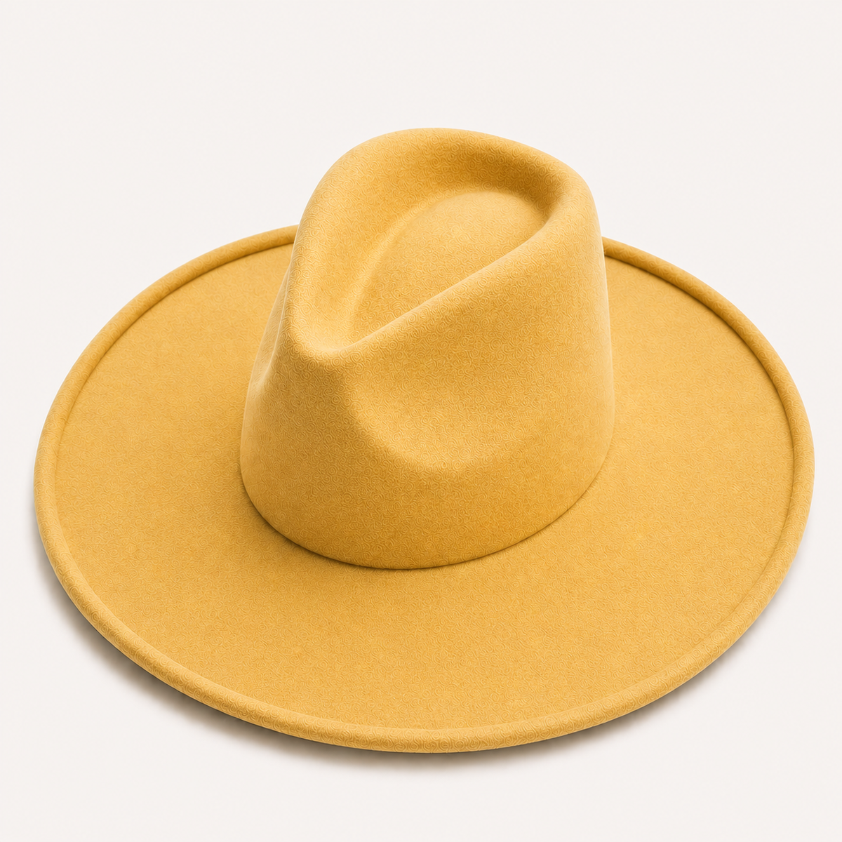 Vegan Felt Wide Brim Fedora Hat – Women's Classic Style