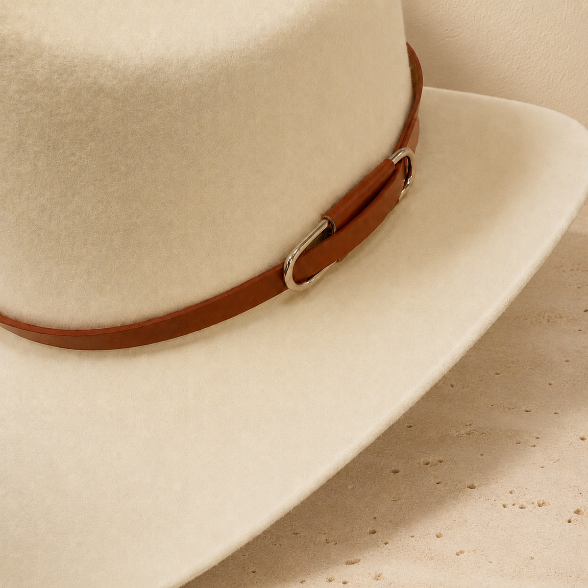 Australian Wool Cattleman Cowboy Hat with Leather Band