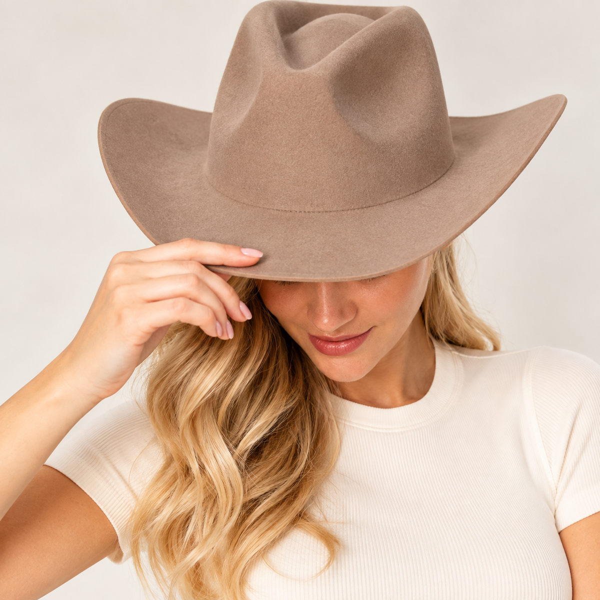 Wholesale Wool Rancher Cowboy Hat - View 1