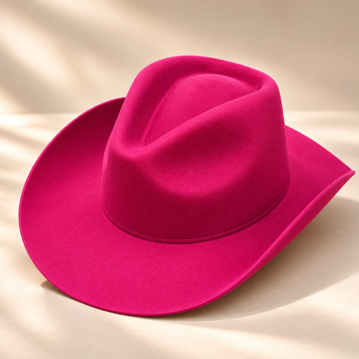 Wholesale Wool Rancher Cowboy Hat - Fuchsia