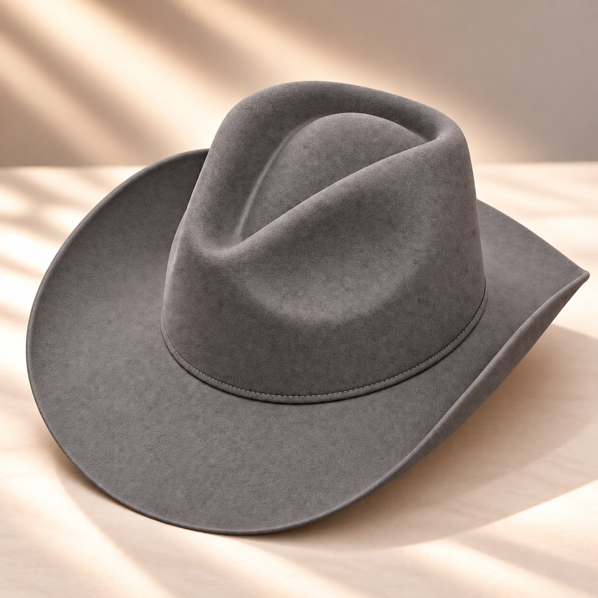 Wholesale Wool Rancher Cowboy Hat - Grey